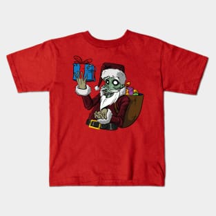 Creepy Santa Clauss Kids T-Shirt